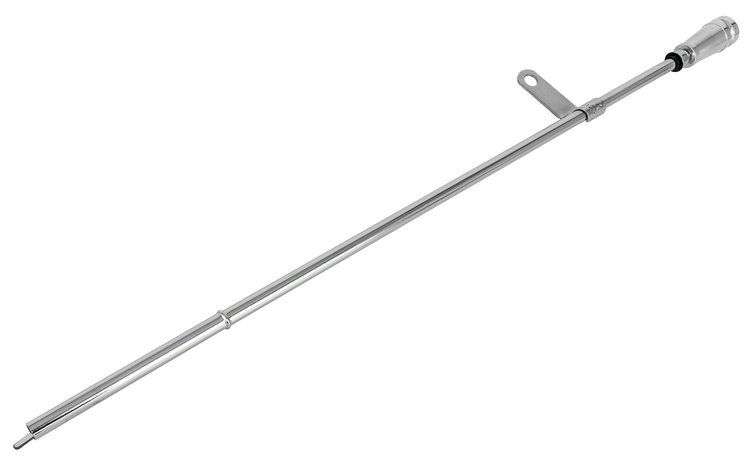 Engine Oil Dipstick and Tube Kit w/Billet Aluminum Handle for 1965-1990 Chevy Big Block V8 Engines [Polished]