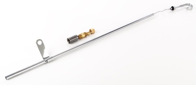 Universal Chrome Dipstick 1/4" NPT x 21" Long