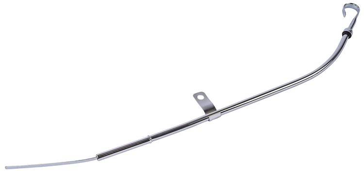 Engine Oil Dipstick for 1980-1985 Chevy Small Block Engines [Chrome]