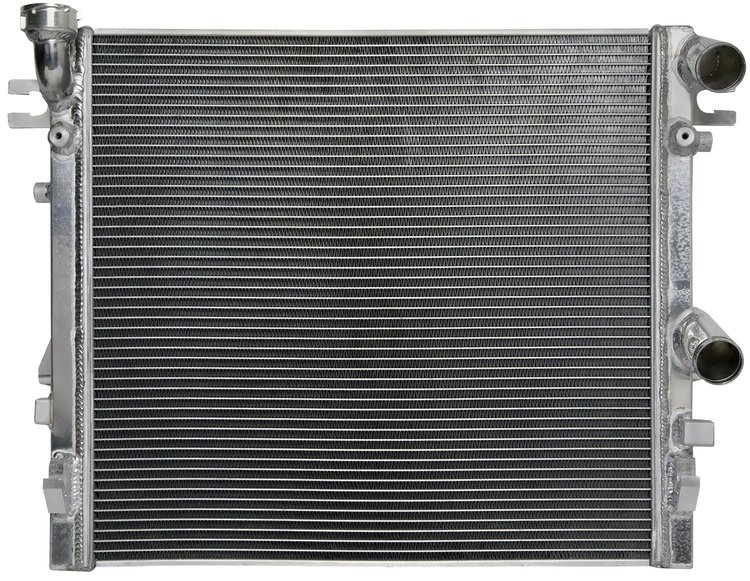 Aluminum Radiator for 2007-2016 Jeep Wrangler JK w/Hemi GEN III V8 Conversion, Using OEM Electric Fan [Manual Trans]