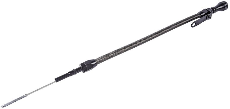 Flexible Engine Oil Dipstick for 1965-1990 Big Block Chevy [Black]