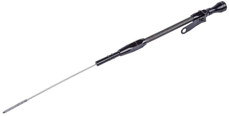 Flexible Engine Oil Dipstick for 1962-1969 Small Block Ford [Black]