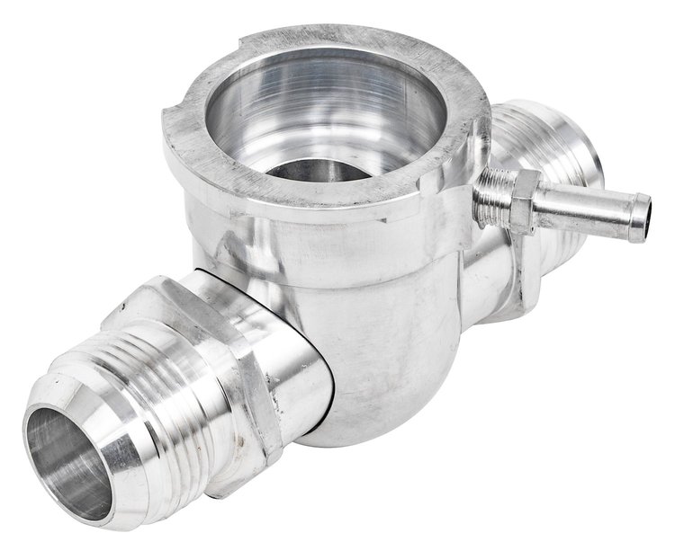 In-Line Radiator Hose Filler [-16 AN x -16 AN Male Threads]