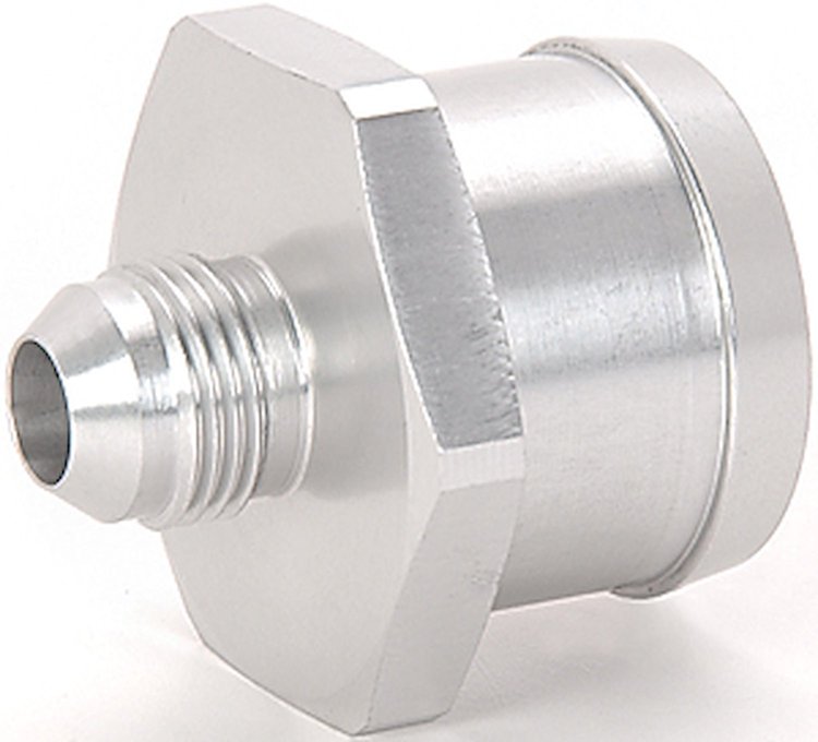 -8AN to 1-1/2 in. Radiator Hose Fitting