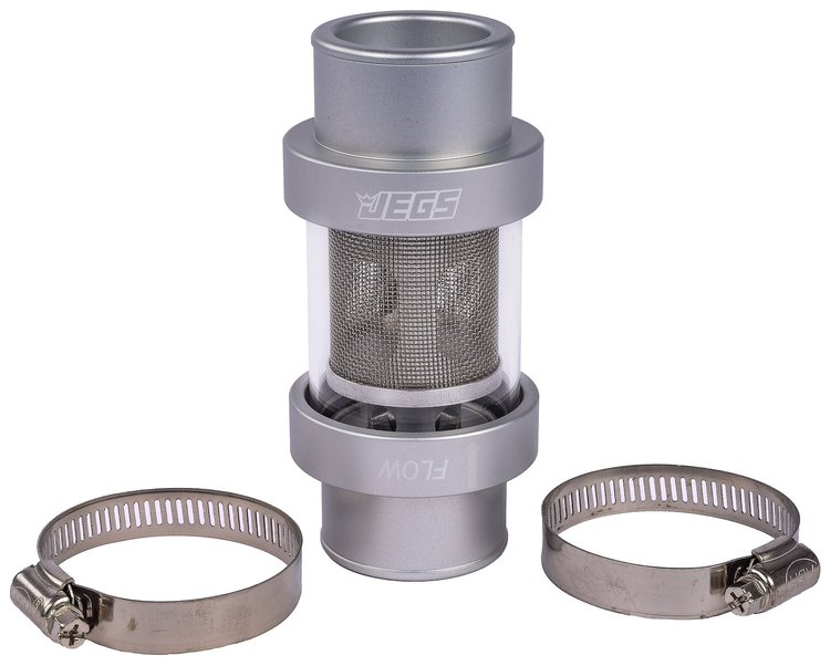Inline Coolant Filter [1 3/4 in. OD, Silver]