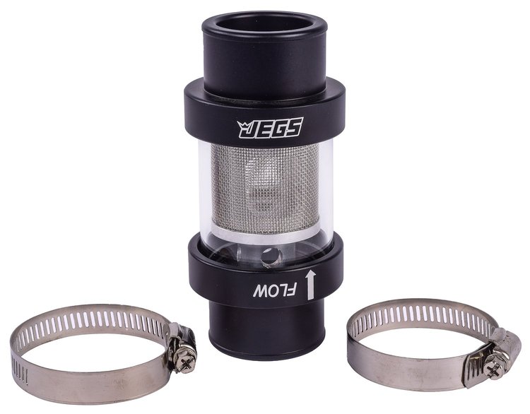 Inline Coolant Filter [1 3/4 in. OD, Black]