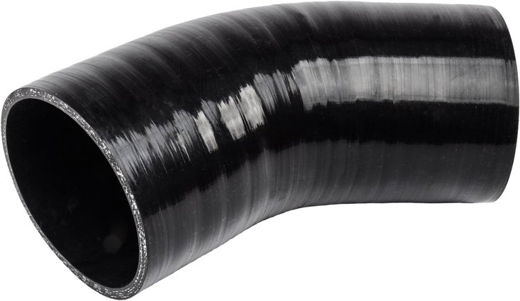 45 Degree Silicone Hose Connector 4" I.D. x 4" Long