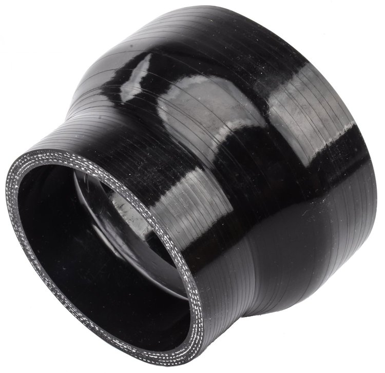 Silicone Hose Connector Reducer 4" to 3" x 3" Long