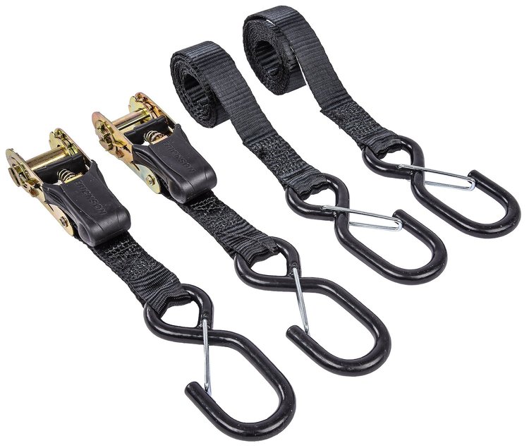 Soft Grip Ratchet Straps 1200 lb. capacity