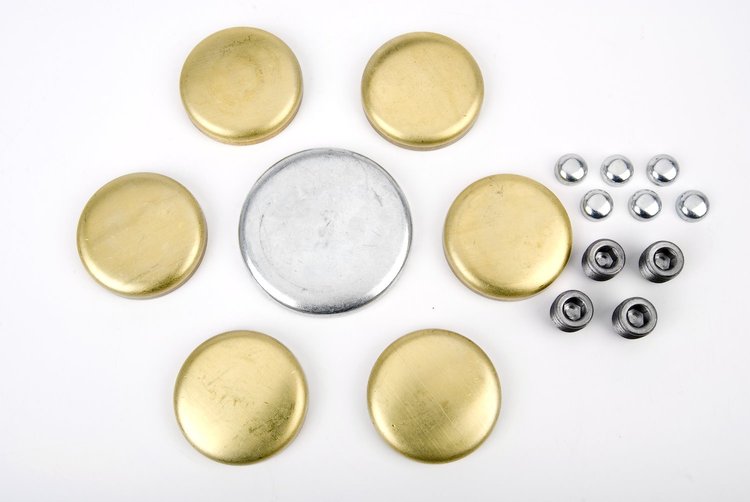 Brass Freeze Plug Kit for 1961-1976 Ford FE 352-428