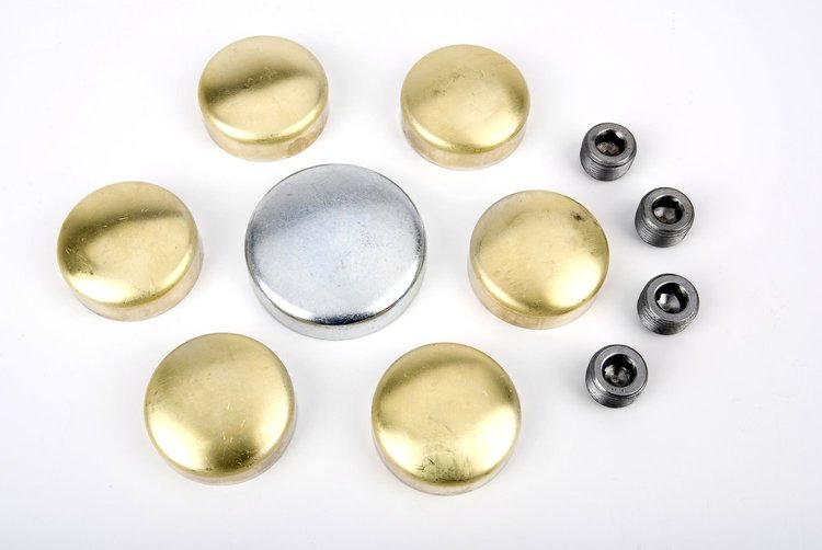 Brass Freeze Plug Kit for 1959-1978 Big Block Chrysler 383-440
