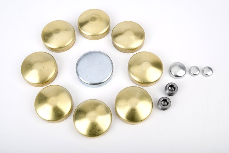 Brass Freeze Plug Kit for 1967-1979 Pontiac 350-455
