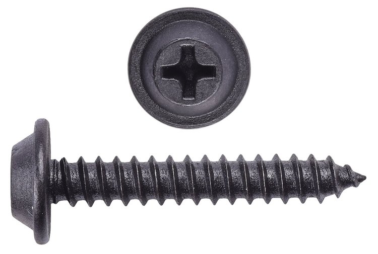 Phillips Flat Top Head Trim Screws #8 x 1 in. UHL [100 Pieces]