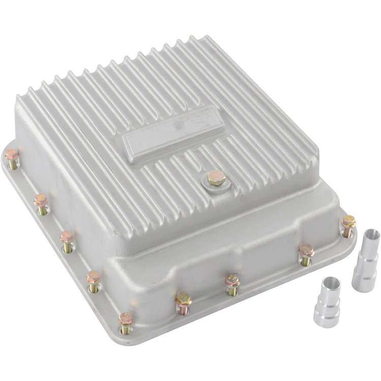Cast Aluminum Transmission Pan for GM 700R4, 4L60, 4L60E & 4L65E Automatic Transmissions [4 1/2 in. Deep]