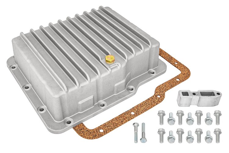 Cast Aluminum Transmission Pan for GM Powerglide Automatic Transmission [3 1/2 in. Deep]