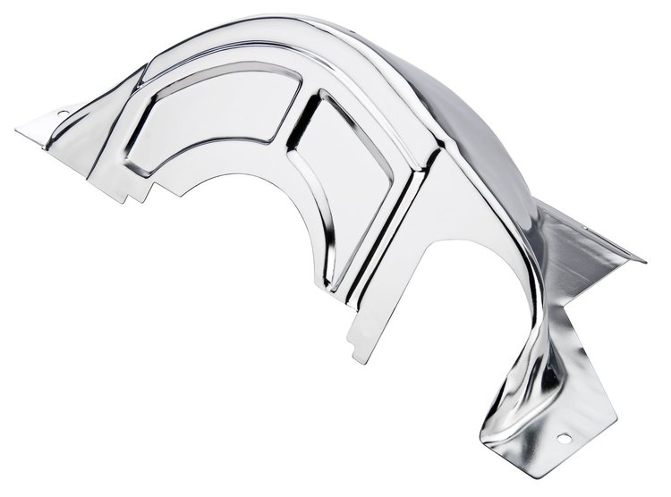 Flexplate Inspection Cover for Chevy TH700-R4 Automatic Transmissions [Chrome]