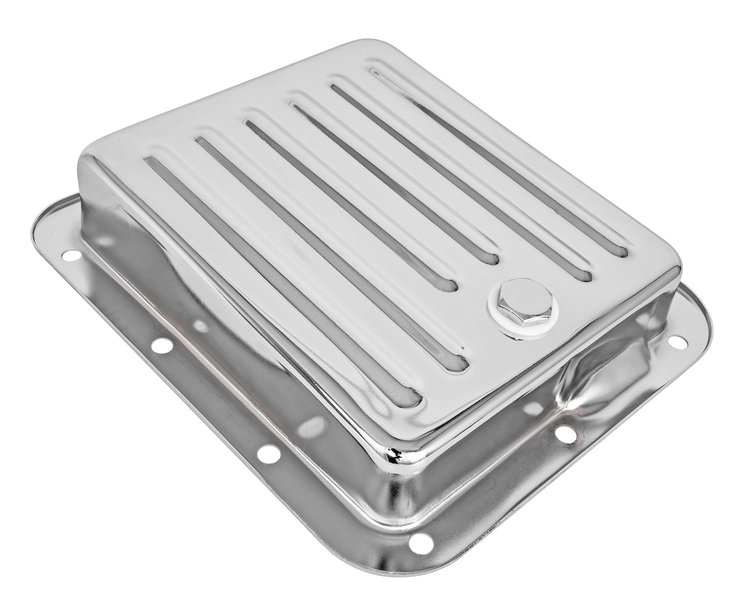 Automatic Transmission Pan for Ford C4, Stock Capacity [Chrome Plated Steel]