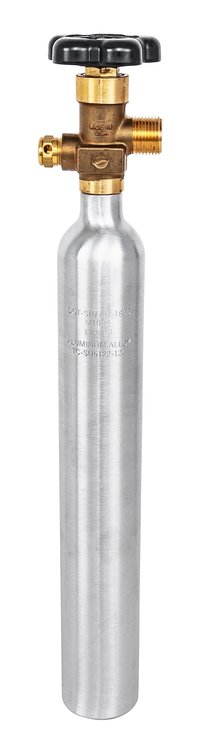 CO2 Bottle with Valve Length: 17"