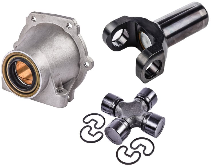 GM TH400 Tailhousing, Yoke & U-Joint Kit [1350 Series]
