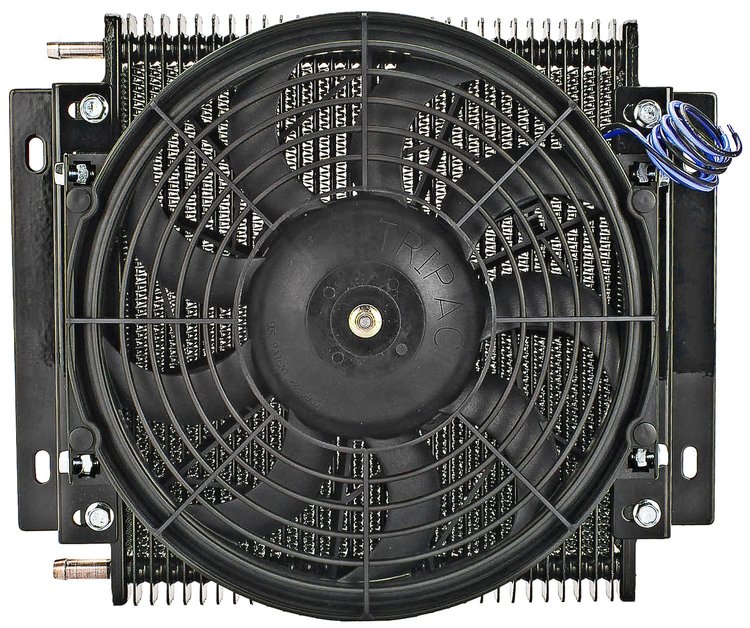 High-Performance Transmission Cooler with Fan [30,000 GVW]