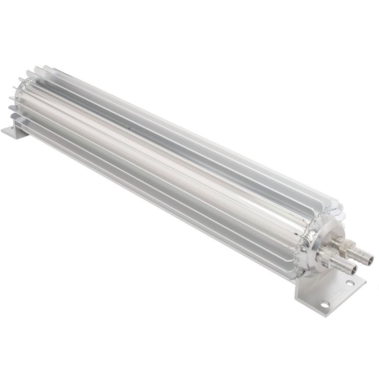 Dual Pass Automatic Transmission Cooler - 18 Ounce [Satin Aluminum]