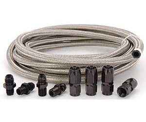 Automatic Transmission Cooler Line Kit TH350 w/ 1/4" NPT Theads on Case