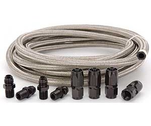 Automatic Transmission Cooler Line Kit TH400 w/ 1/4" NPT Theads on Case