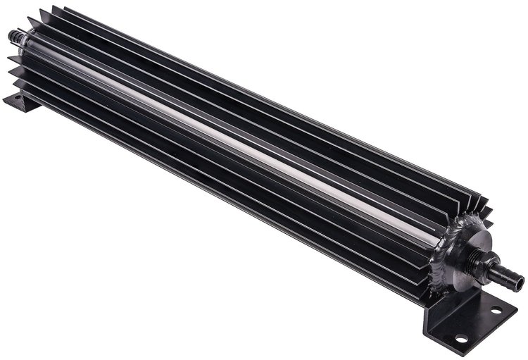Single Pass Automatic Transmission Cooler - 18 Ounce [Black Aluminum]