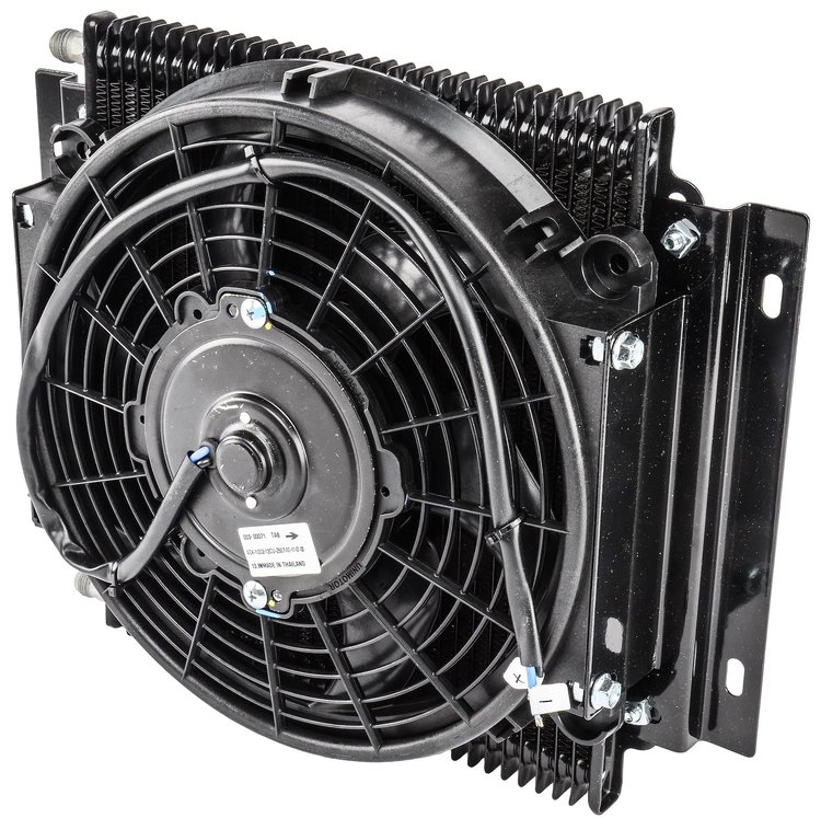 High-Performance Transmission Cooler with Fan [30,000 GVW]