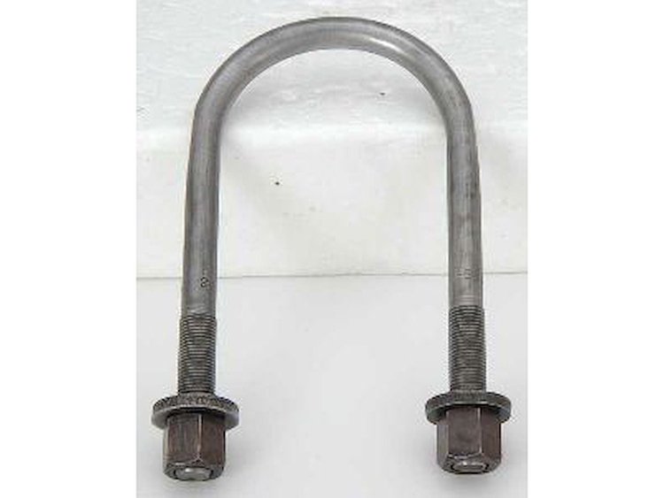 3 in. x 6 in. Round Axle U-Bolt Kit Grade 5