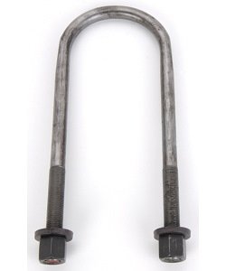 3 in. x 8 in. Round Axle U-Bolt Kit Grade 5