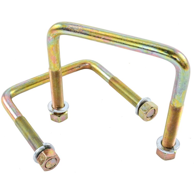 3 in. x 3.250 in. Square Axle U-Bolt Kit Grade 5