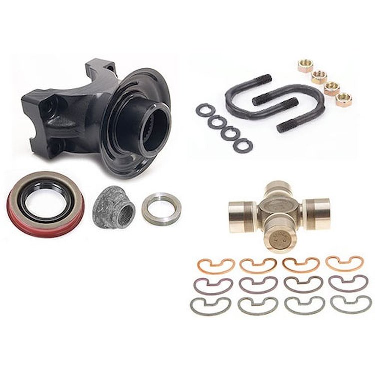 Ford 9 in. Pinion Yoke & U-Joint Kit w/ U-Bolts [28 Spline, 1350 Series]