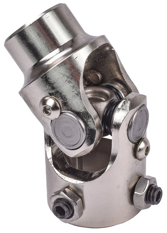 Steering U-Joint 1 in. DD x 3/4 in. Smooth [Chrome]