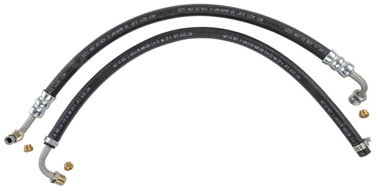 Power Steering Hose Kit for GM-Style Power Steering Pump to GM Power Steering Box