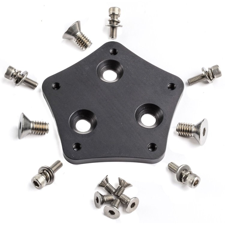 Steering Wheel Adapter 3 Bolt Hub to 5 Bolt Wheel