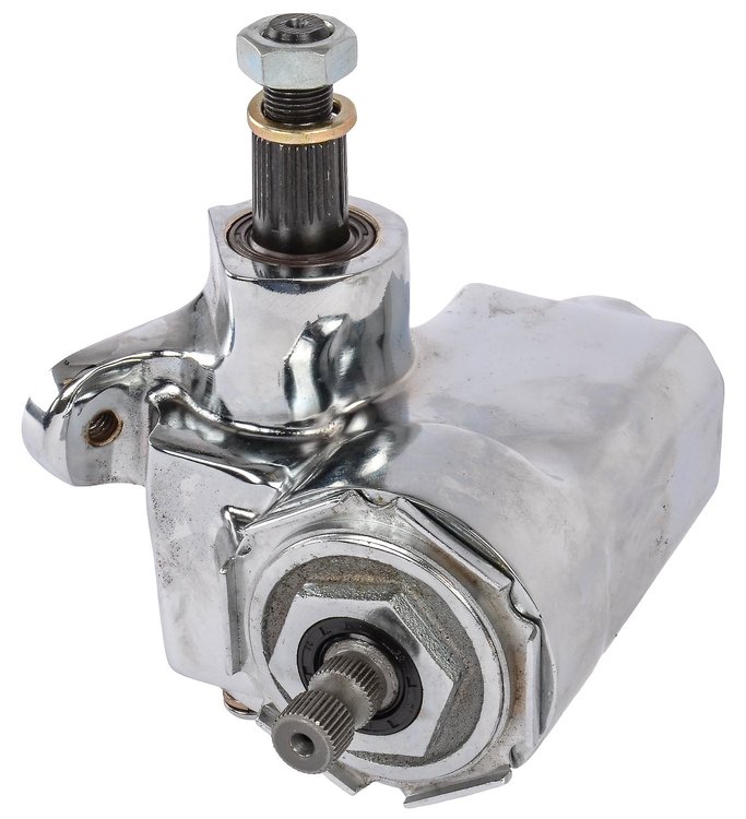 Reversed Manual Steering Box for 1960-1969 Corvair [Chrome]