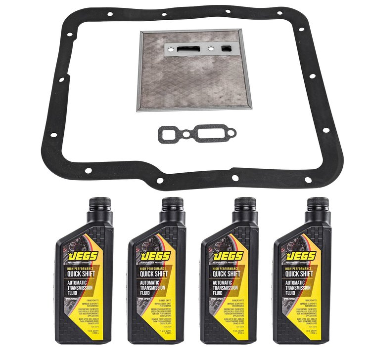 Transmission Filter, Gasket & Fluid Kit for 1962-1973 Powerglide with Aluminum Case