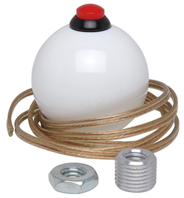 White Shift Knob 3/8" -16 Thread