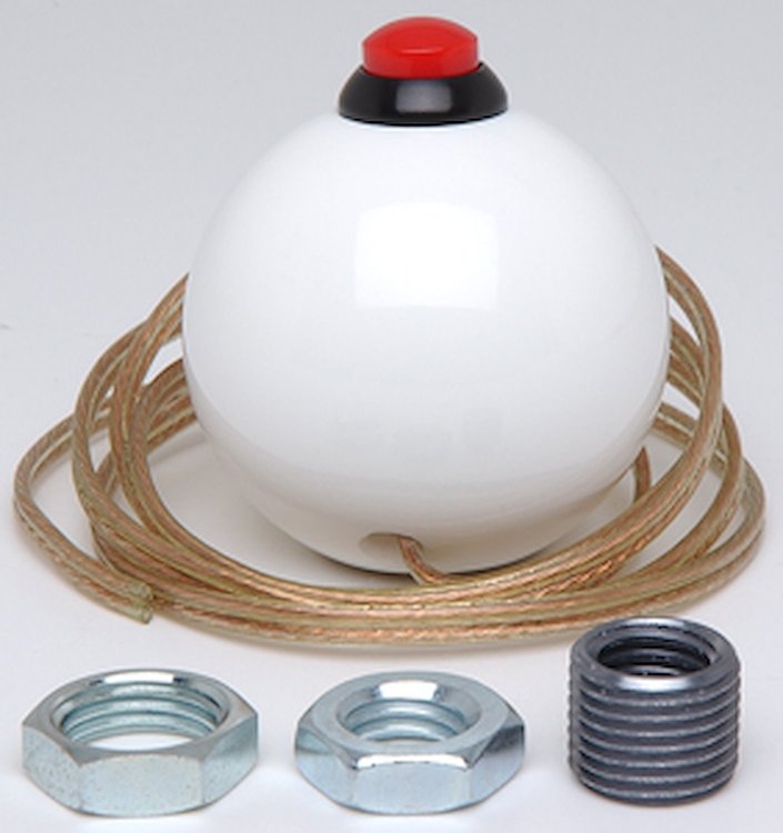 White Shift Knob 12mm x 1.75