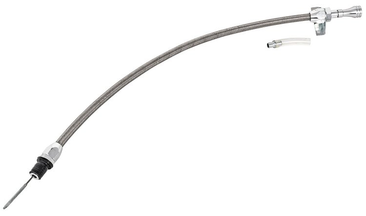 Flexible Braided Transmission Dipstick for GM 4L80E [Polished]