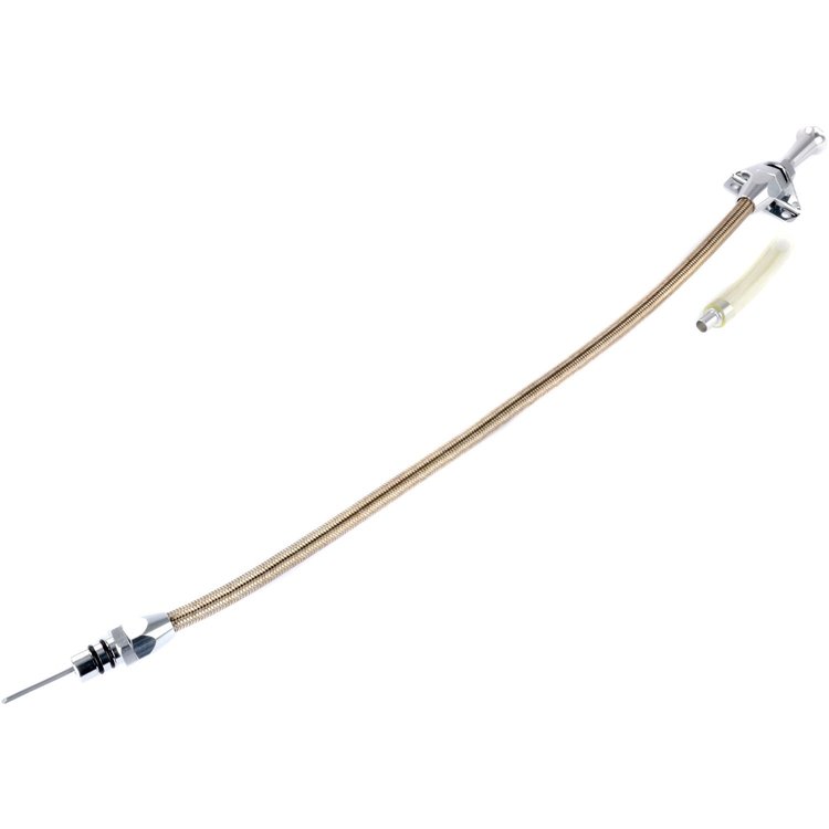 Flexible Braided Transmission Dipstick for Chrysler 727/904/518 [Polished]