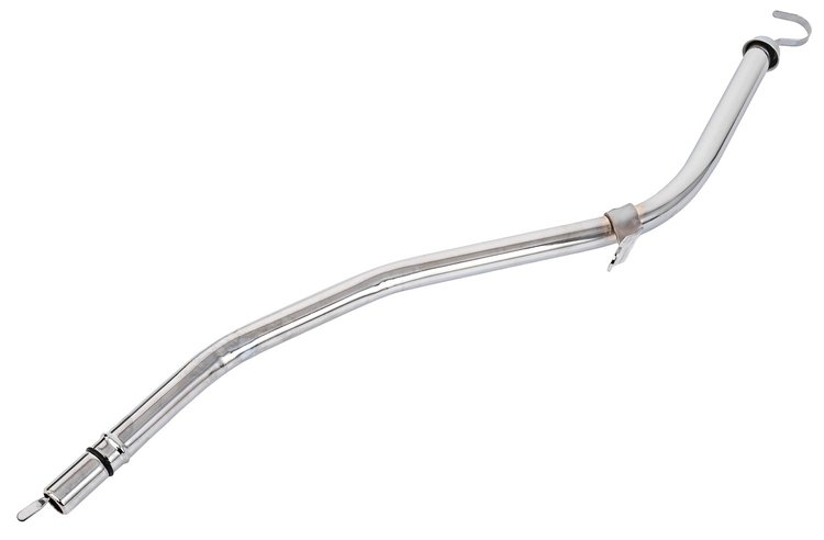 Transmission Dipstick & Tube for GM Turbo 400 (TH400) Transmissions [Chrome]