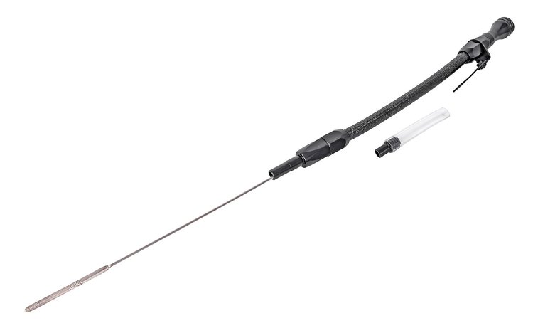 Flexible Engine Oil Dipstick for Ford FE Engines [Black]