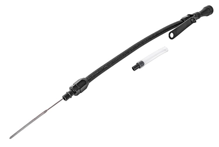 Flexible Engine Oil Dipstick for Mopar Gen III Hemi Engines [Black]