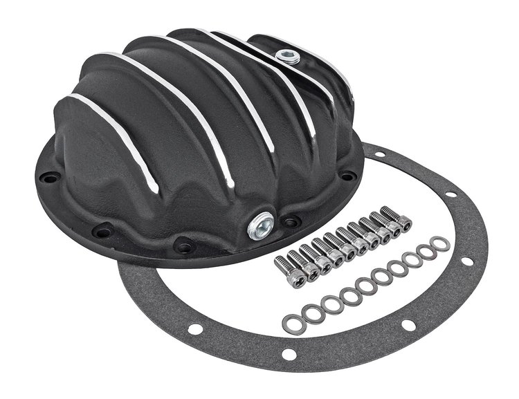 Cast Aluminum Differential Cover for Dana 35 10-Bolt [Black]
