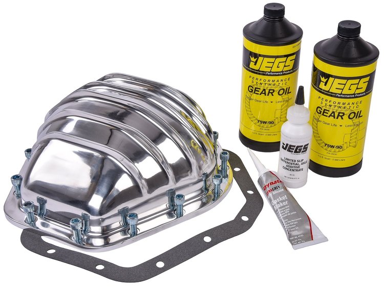 Cast Aluminum Differential Cover Kit, Polished [GM 10.5 in. 14-Bolt, Truck]