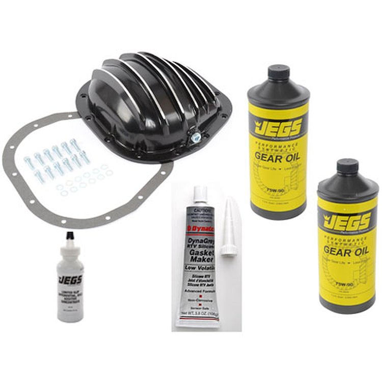 Cast Aluminum Differential Cover Kit, Black [Ford 10.25 in. and 10.5 in. 12-Bolt, Truck]