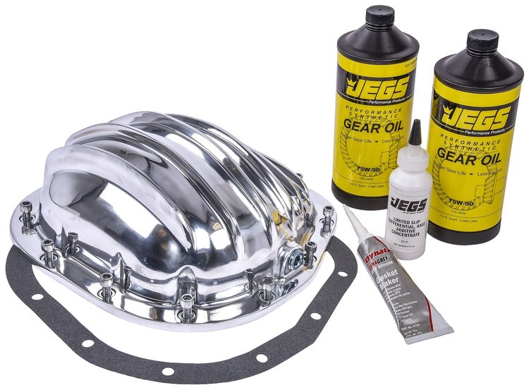 Cast Aluminum Differential Cover Kit Ford 10.25 in. and 10.5 in. 12-Bolt