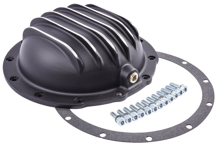 Cast Aluminum Differential Cover, Black [ AMC Model 20 Corporate 12-Bolt]